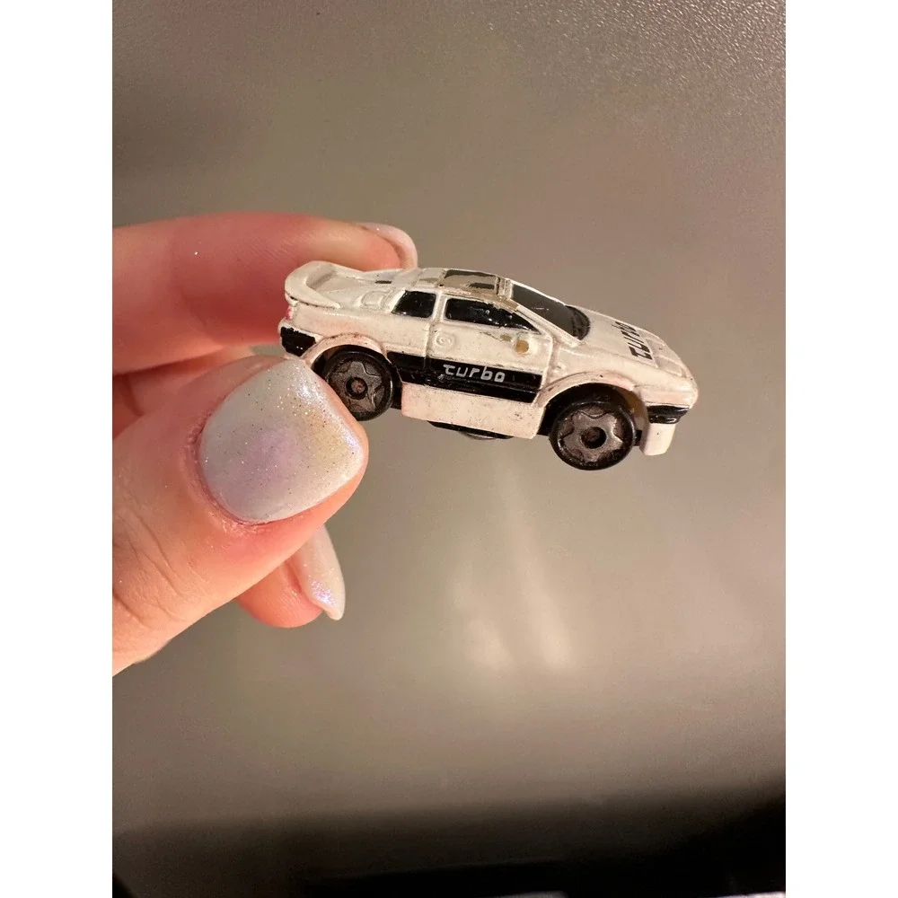 White‎ Turbo Toy Car Diecast Collectible Speed Racer Kids Play Toy magnet